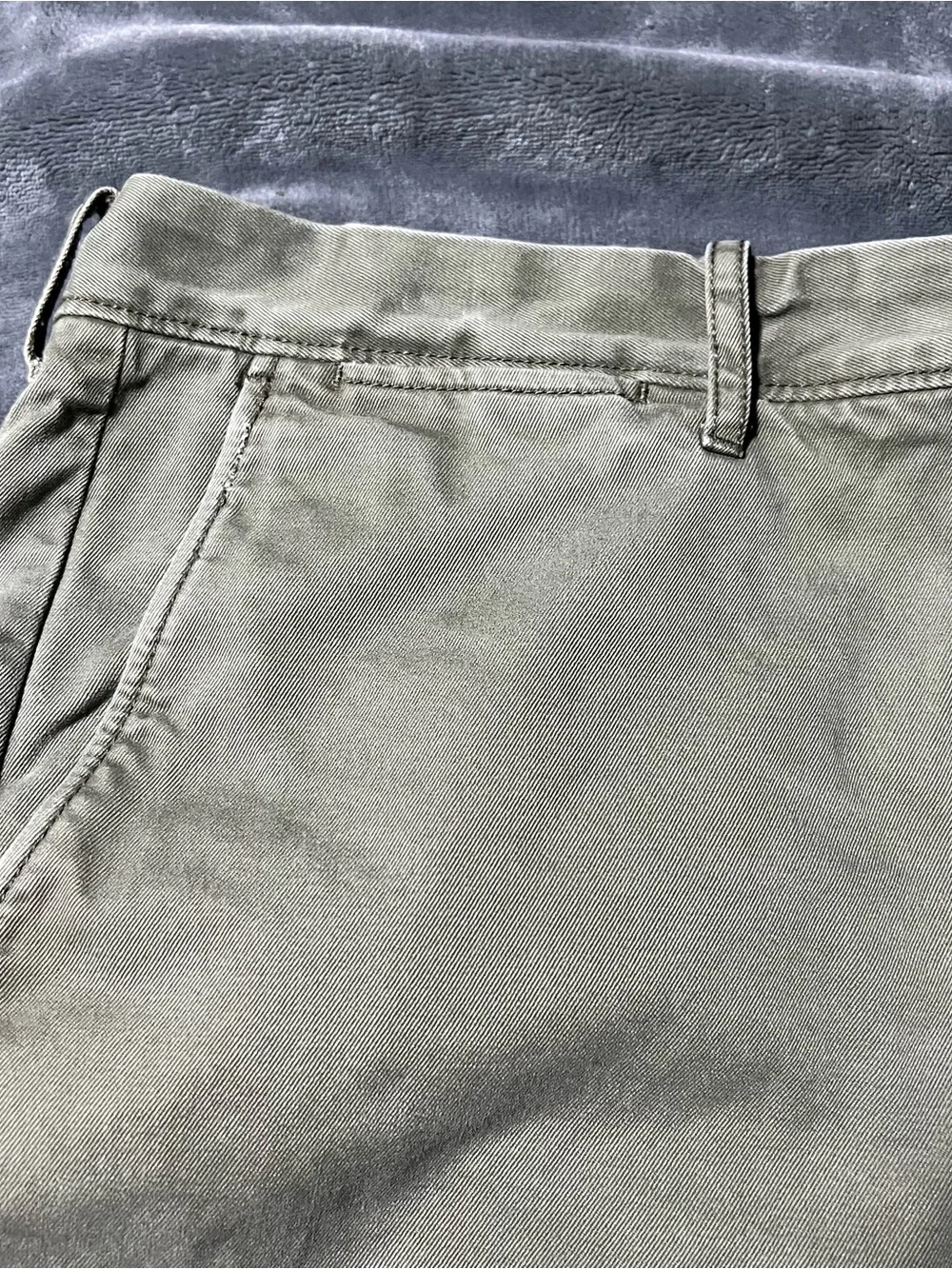 J Crew Oarsman Pants Mens 32x34 Olive Green Chino Classic 770 Straight Always